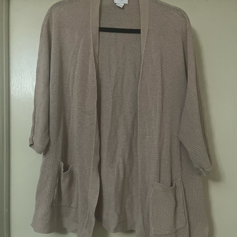 Old Navy Women's Beige Knit Cardigan